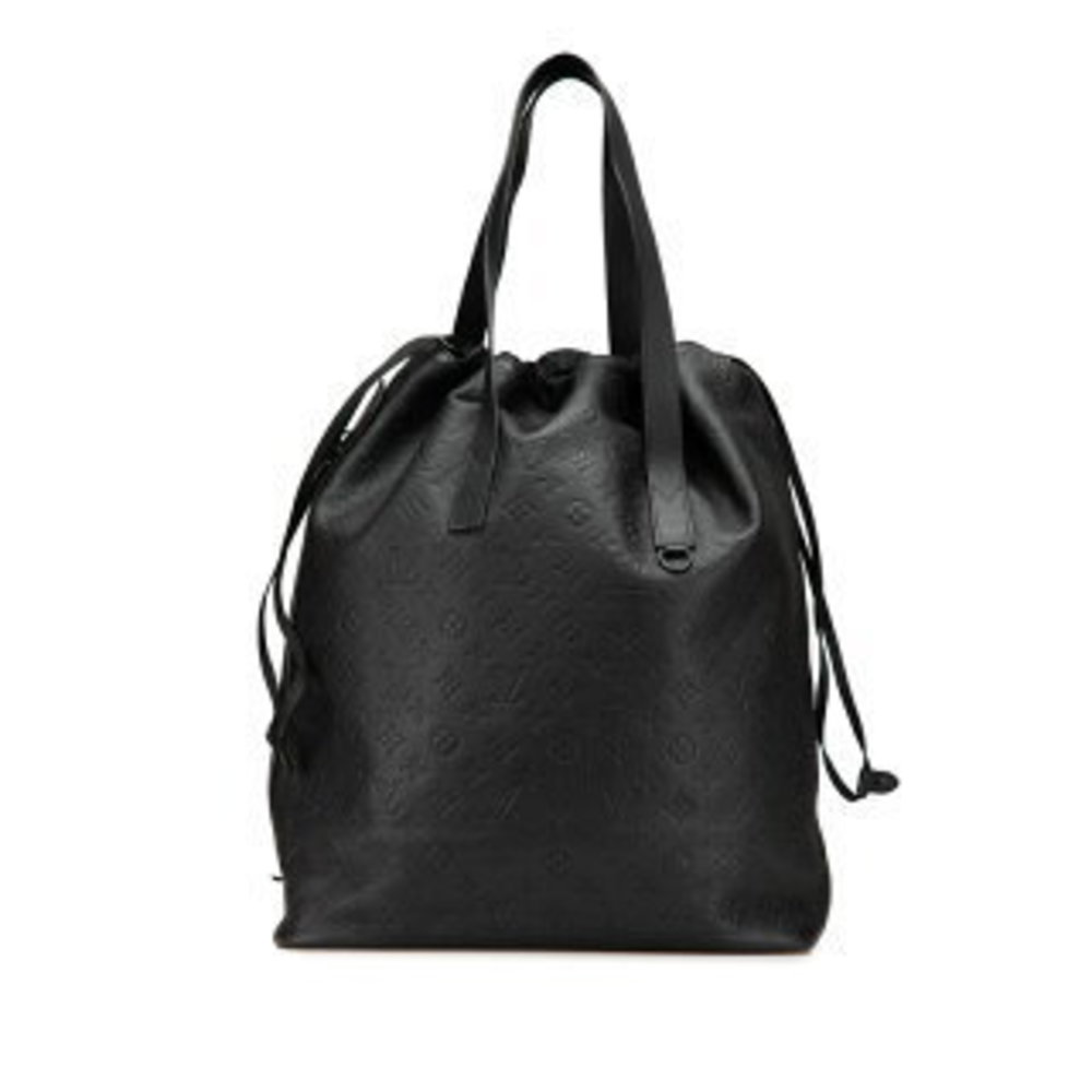 Louis Vuitton Shadow Black Helmet Bag Handbag Tote Noir Black Leather